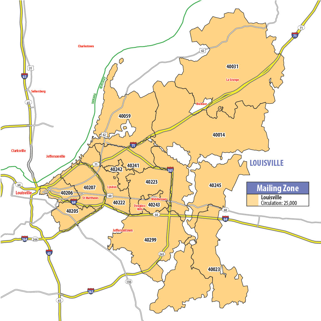 Map of RSVP Louisville