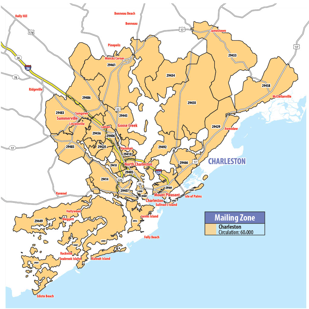 Map of RSVP Charleston